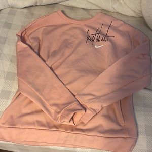 Womens size s Nike pink crewneck
